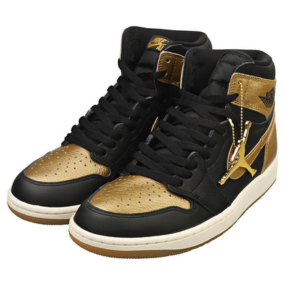 Nike Men's Air Jordan 1 Retro High OG Sneaker Black/Sail/Metallic Gold