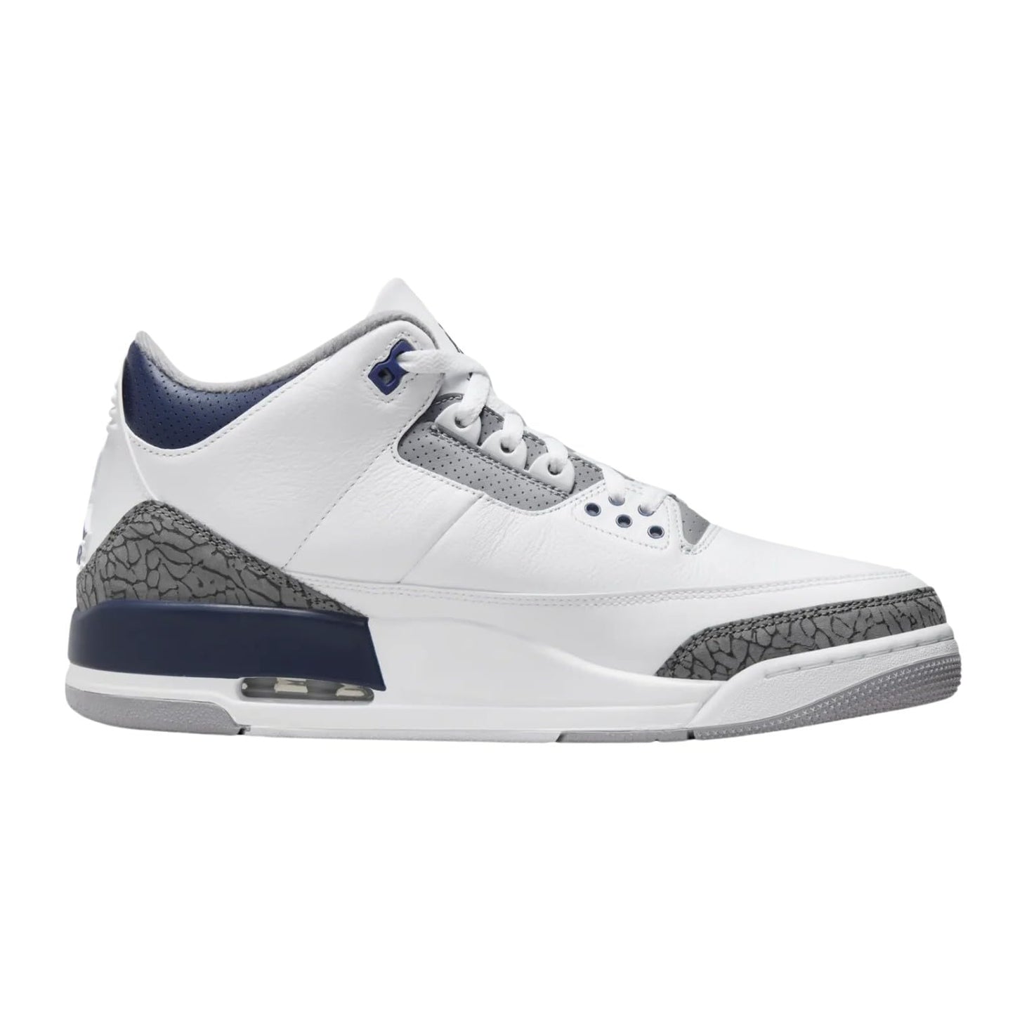 AIR JORDAN 3 Retro Men's Shoes White/Midnight Navy