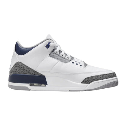 AIR JORDAN 3 Retro Men's Shoes White/Midnight Navy