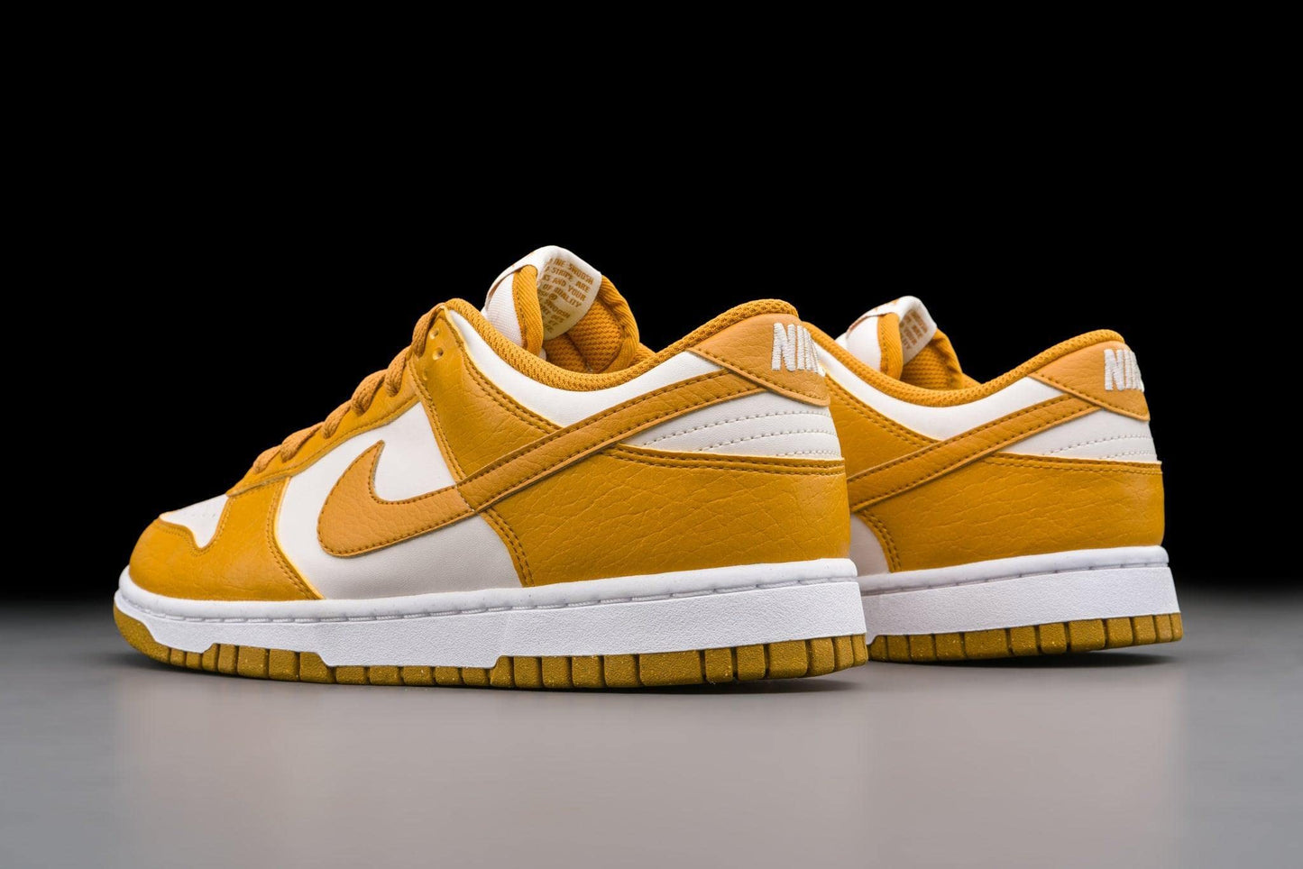 Nike Women's Dunk Low Next Nature Sneaker Phantom/Gold Suede/White/Volt