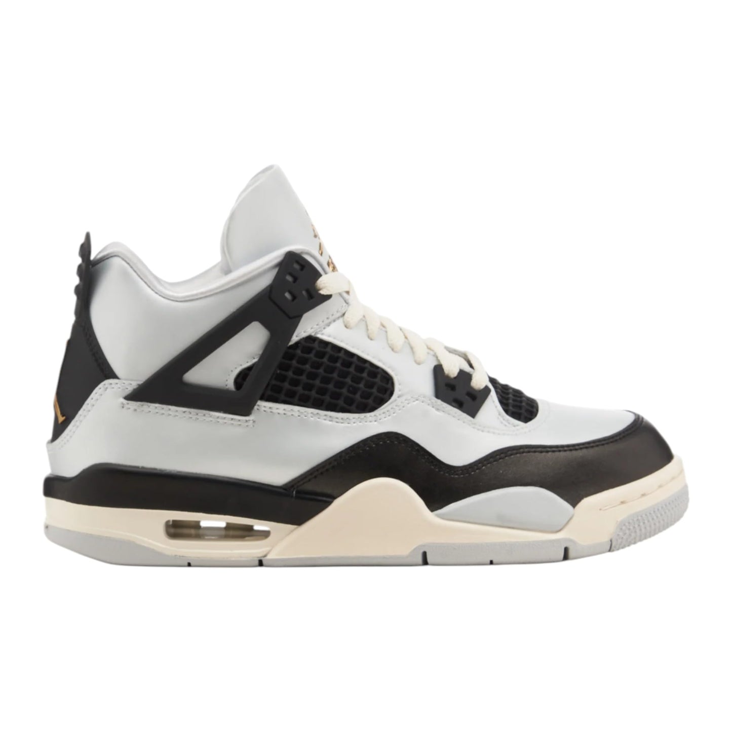 Nike Kid's Air Jordan 4 Retro Sneaker Pure Platinum