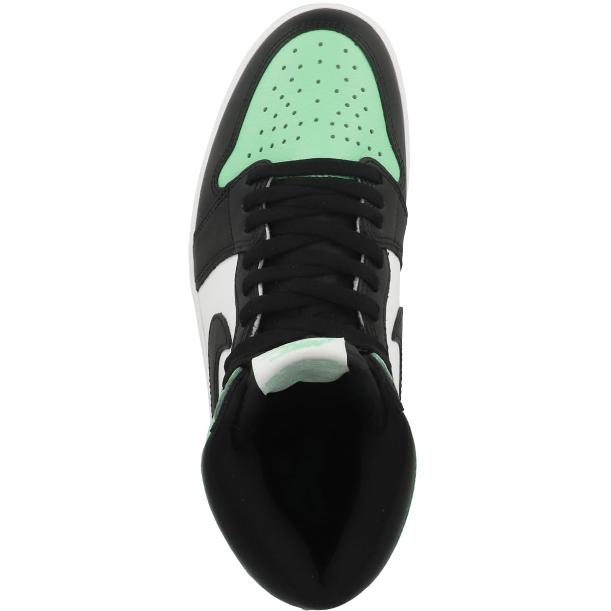 Nike Men's Air Jordan 1 Retro High OG Sneaker White/Black/Green Glow