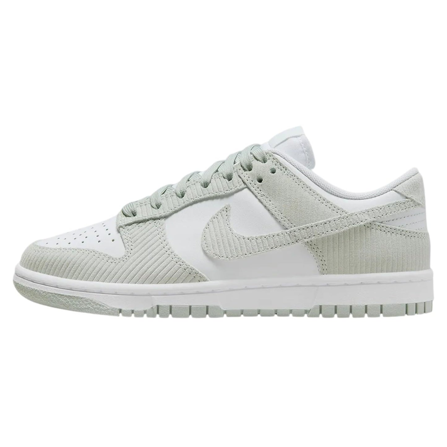 Nike Womens Dunk Low Sneaker White Light Silver