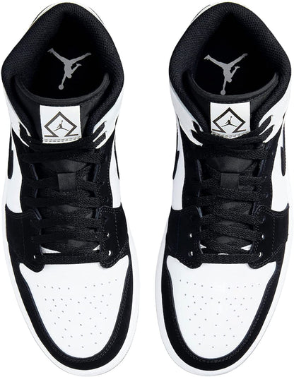 Nike Men's Air Jordan 1 Retro High OG Sneaker White Black Multi Color