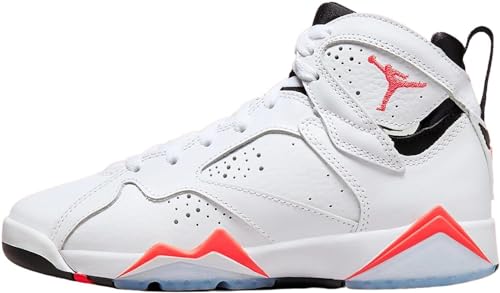 Jordan Mens Air Jordan 7 Retro White/Crimson-black