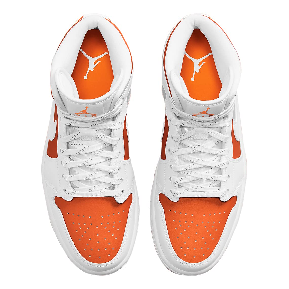Nike Mens Basketball White/Bright Citrus