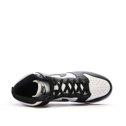 Nike Mens Dunk High Retro White Black Total Orange