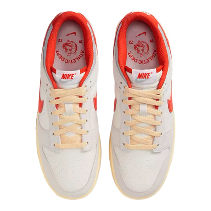 Nike Men's Dunk Low Retro Sneaker Sail/Picante Red/Photon Dust