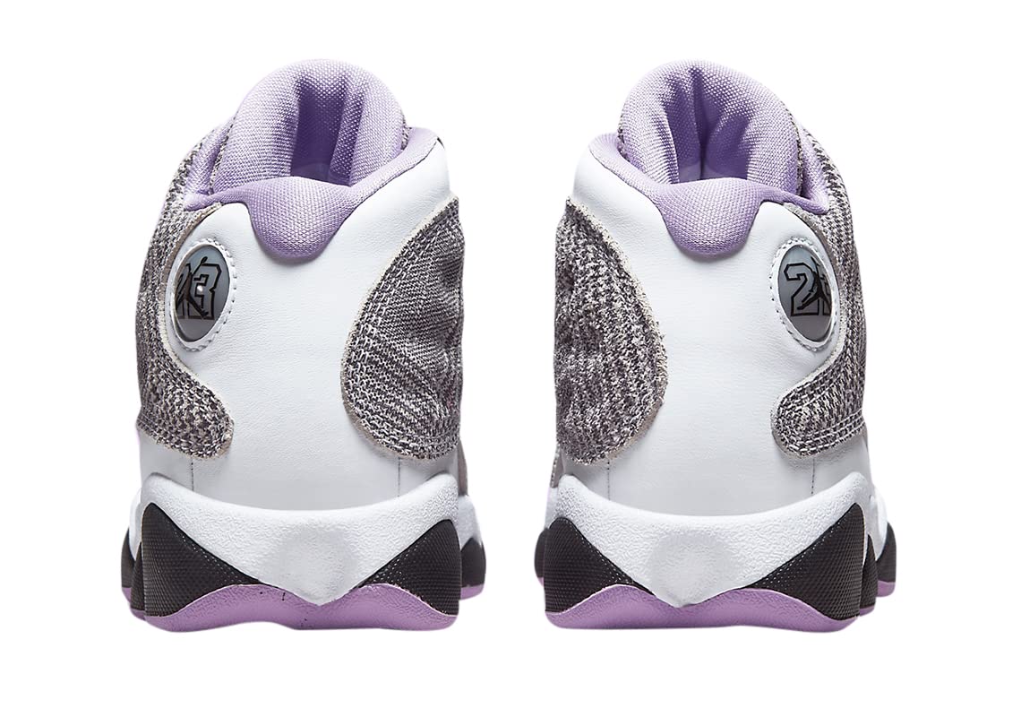 Jordan Girl's Air Jordan 13 Retro Black/Court Purple/White