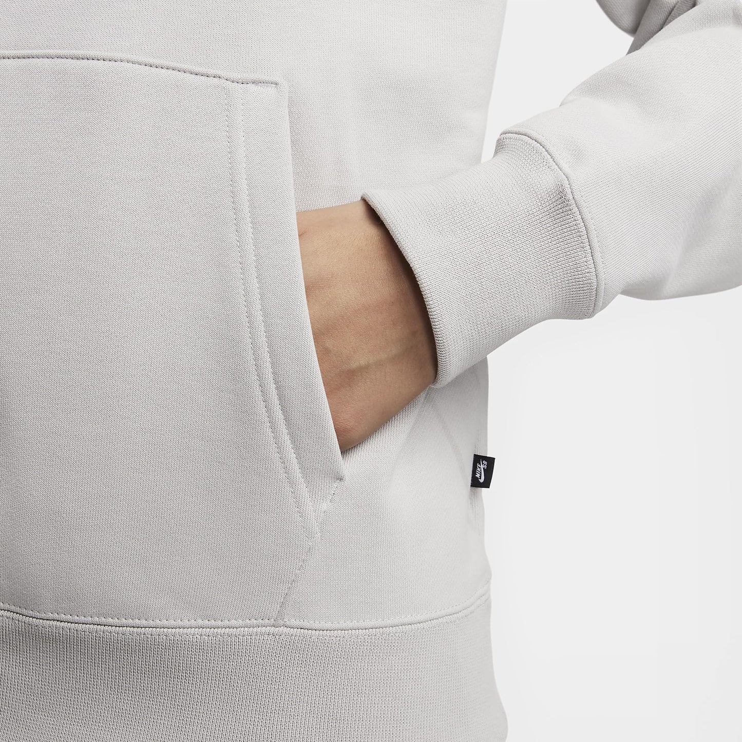 Nike SB Fleece Pullover Skate Hoodie (FN2502-003, Light Iron Ore/Coconut Milk)