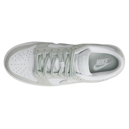 Nike Womens Dunk Low Sneaker White Light Silver