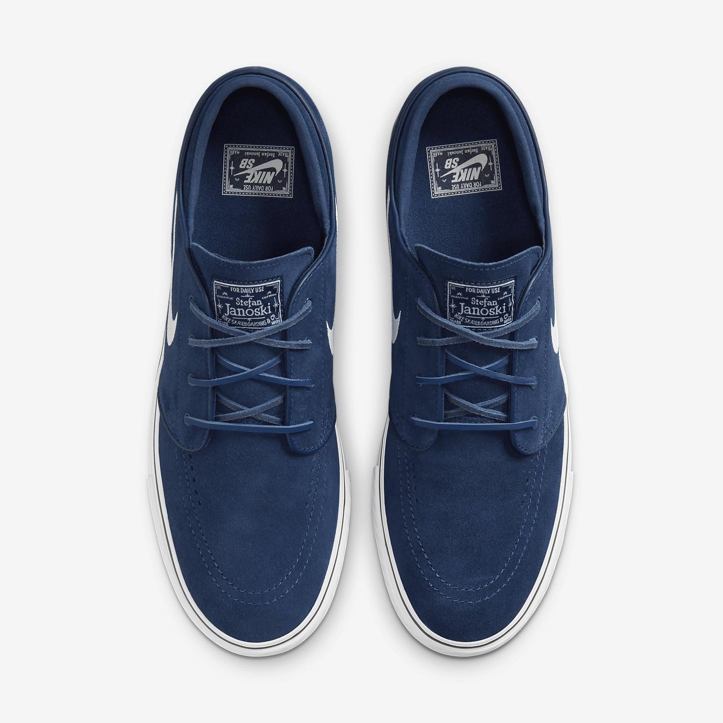 Nike SB Zoom Janoski OG+ Skate Shoes (FD6757-400, Navy/Navy/White/White)