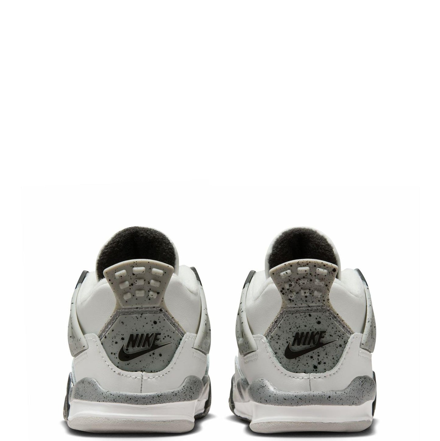 Nike Kids' Air Jordan 4 Retro Grade School Shoes Summit White/Fire Red