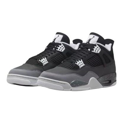 Nike Jordan 4 Retro Mens Shoes Black/White Anthracite-black