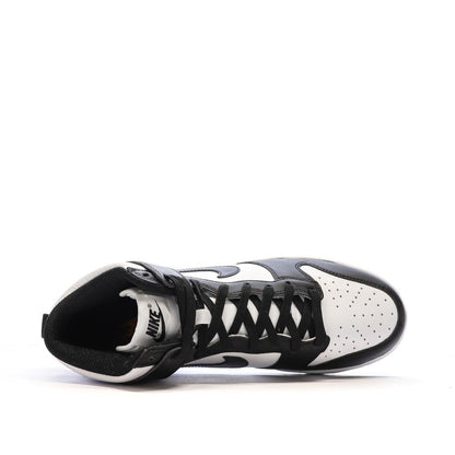 Nike Mens Dunk High Retro White Black Total Orange