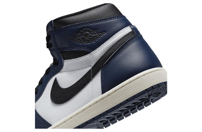 AIR JORDAN 1 Retro High OG Men's Shoes Midnight Navy/White/Sail/Black