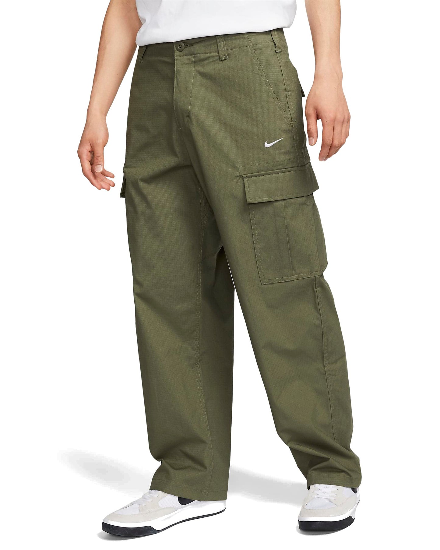 Nike SB Kearny Skate Cargo Pants (as1, Numeric, Numeric_34, Regular, Regular, Medium Olive/White)