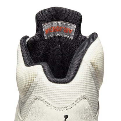 Nike Air Jordan 5 Retro Se Mens Basketball Trainers Sneakers Shoes White/Orange