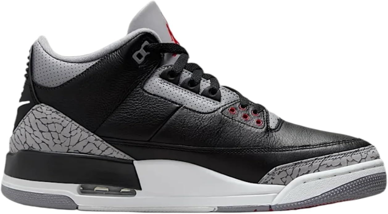 Nike Men's Sneaker Black/Grey-red