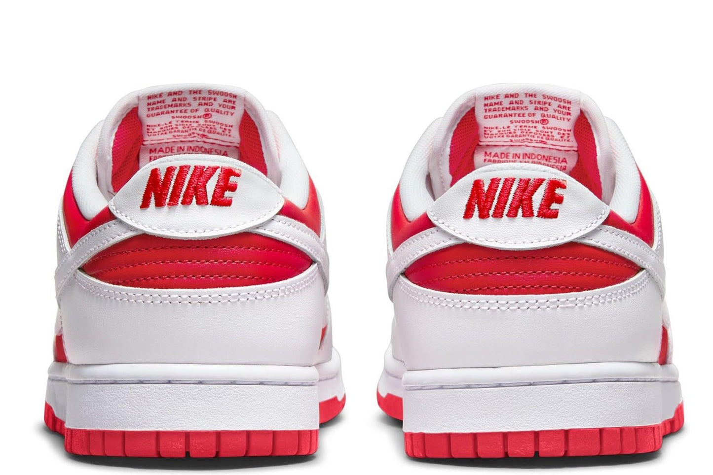 Nike Jordan 1 Low Bred Toe Men's University Red/White