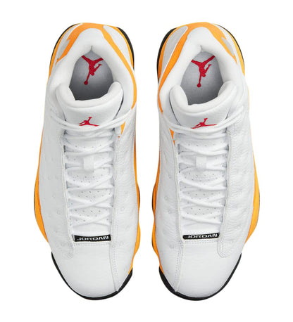 Nike Men's Air Jordan 13 Shoes White/University Red-del Sol