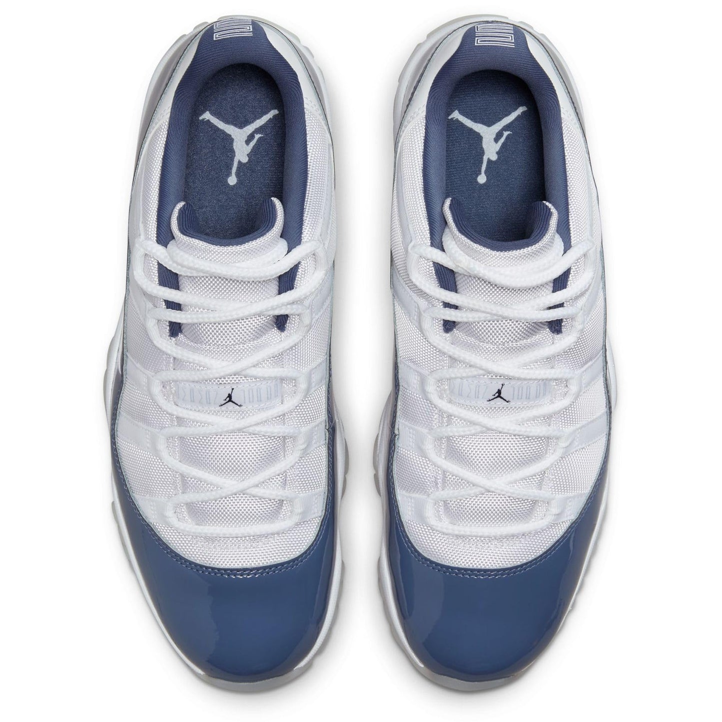 Air Jordan 11 Retro Low Diffused Blue Men's Shoes (FV5104-104, White/Diffused Blue/Football Grey) Size 13