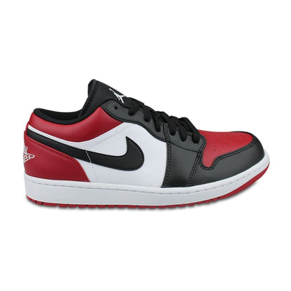 Nike Jordan 1 Low Bred Toe Men's Gym Red White Black