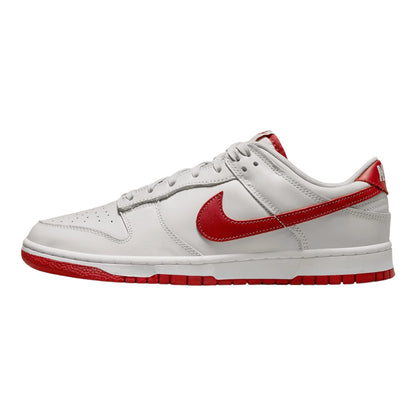 Nike Men's Dunk Low Sneaker Grey/Varsity Red/White