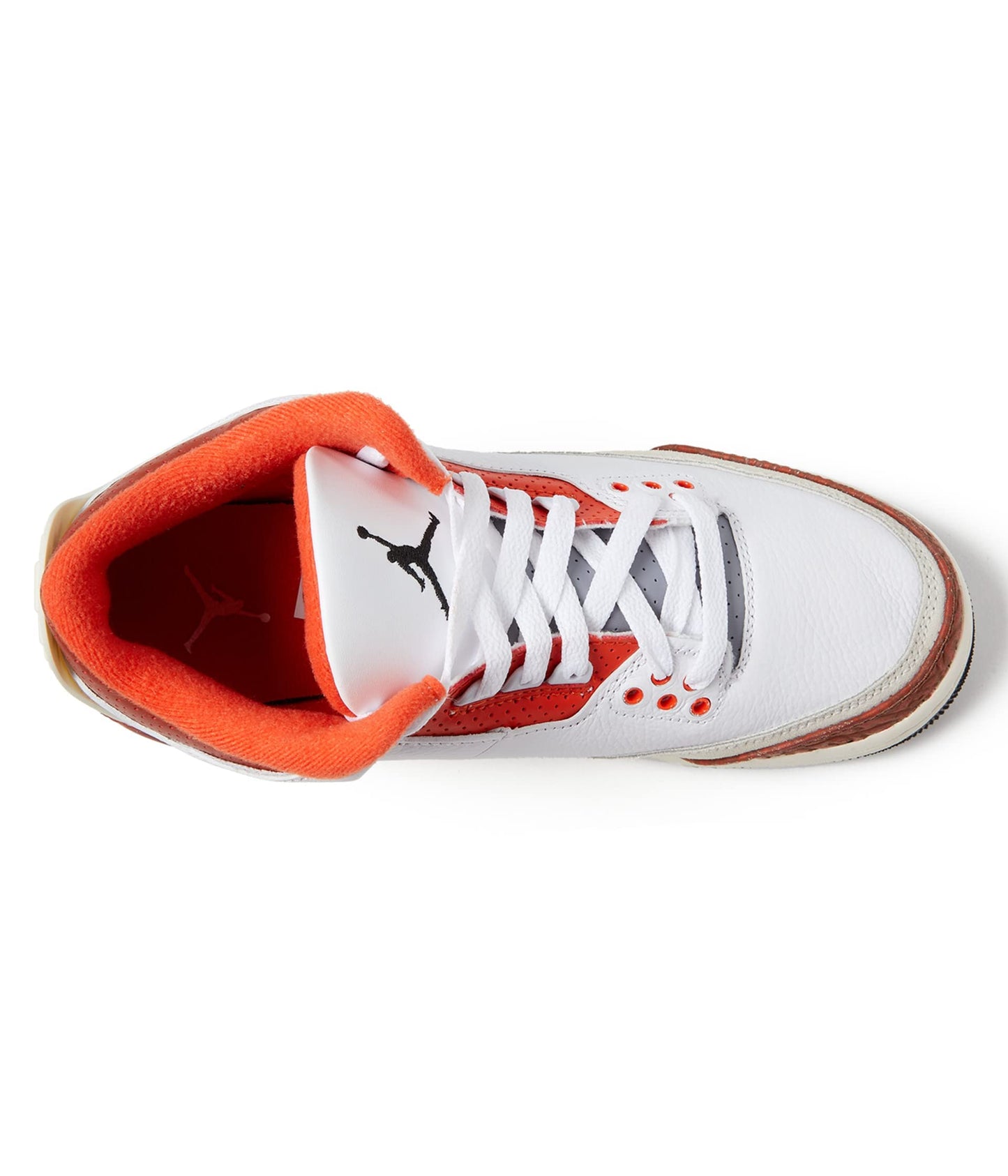 Jordan Boy's Air 3 Retro SE  White/Black/Mars Stone/Team Orange