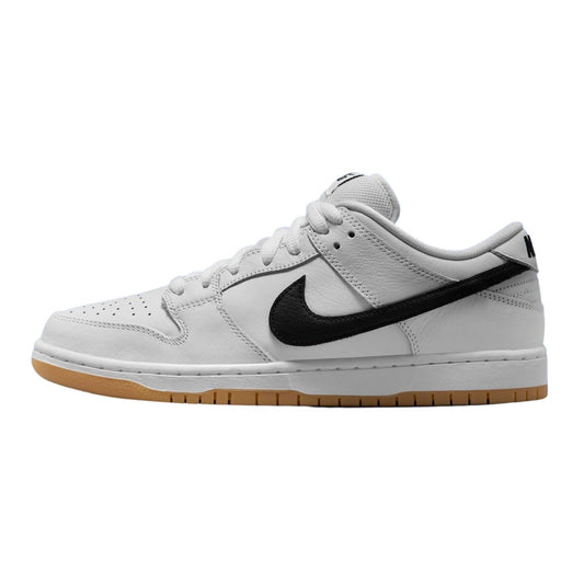 Nike Men's SB Dunk Low Pro Skate Shoes White/Black-white-gum Light Brown