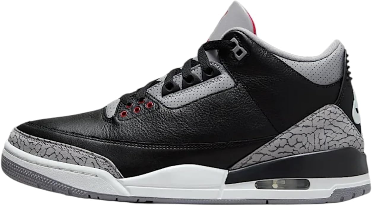 Nike Men's Sneaker Black/Grey-red