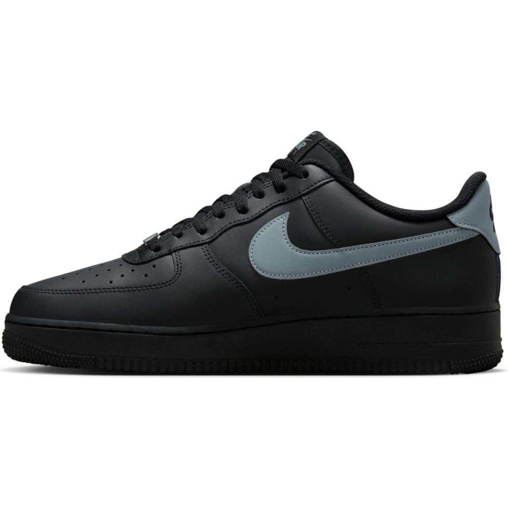 Nike Air Force 1 '07 Mens Lifestyle Shoes (Black/Grey) (FJ4146-003, Black/Grey)