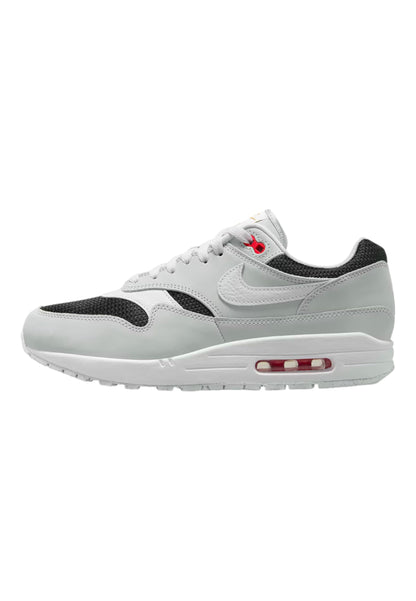Air Max 1 PRM Nike - White, Black, Sport Red