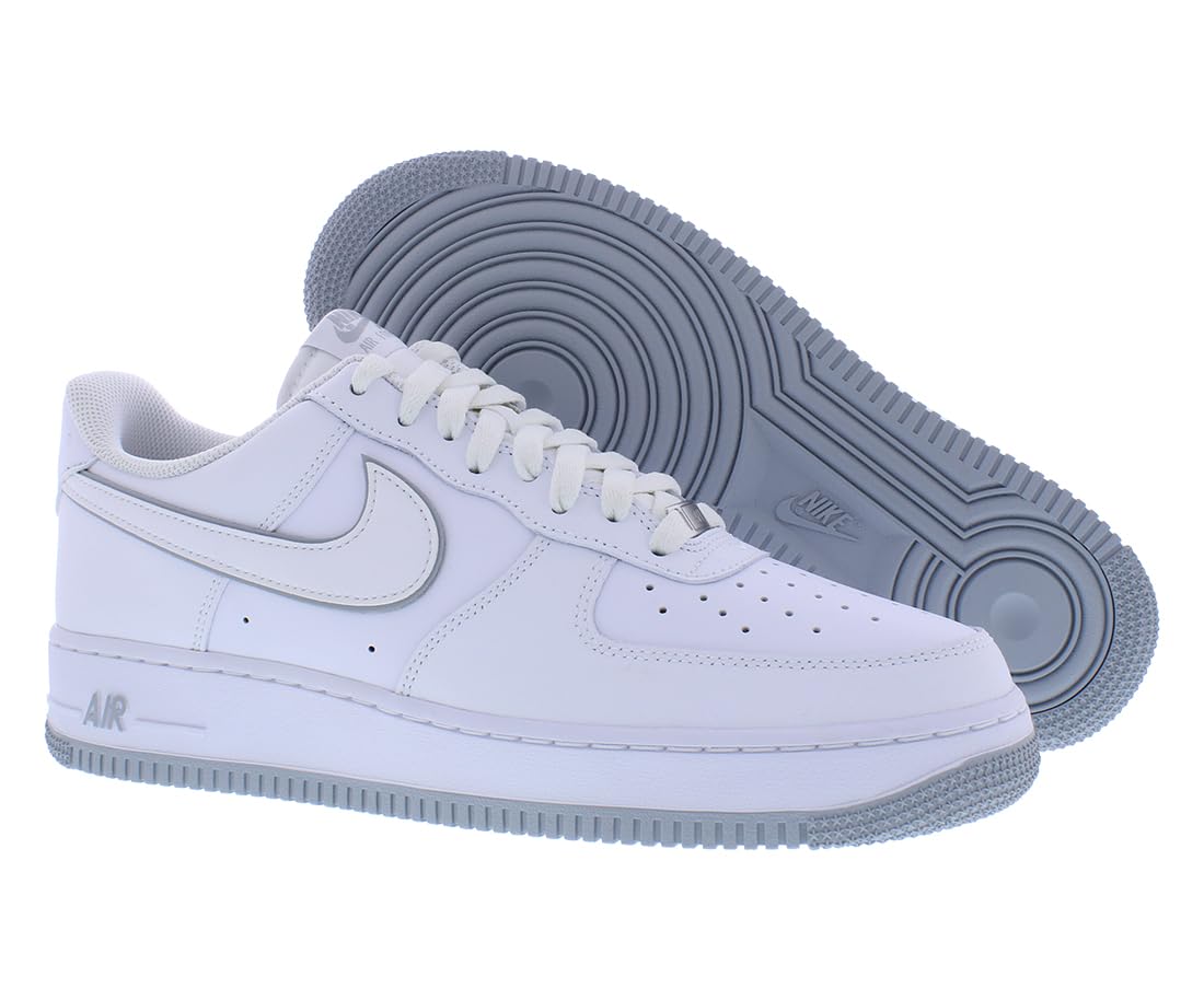 Nike Men’s Air Force 1 '07 Shoes White Wolf Grey White