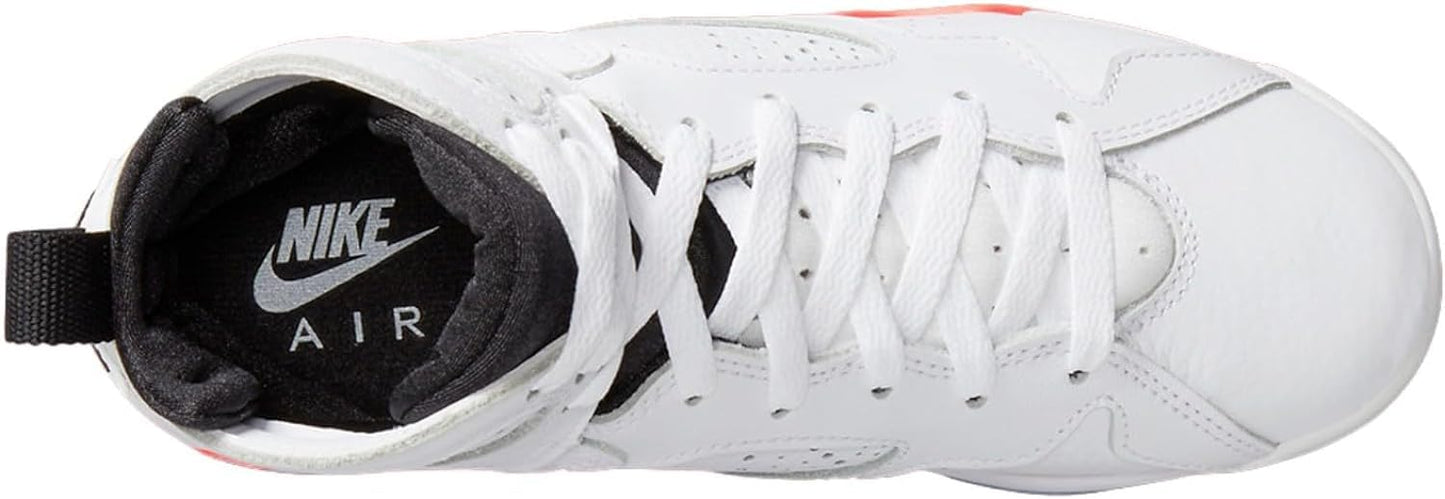 Jordan Mens Air Jordan 7 Retro White/Crimson-black