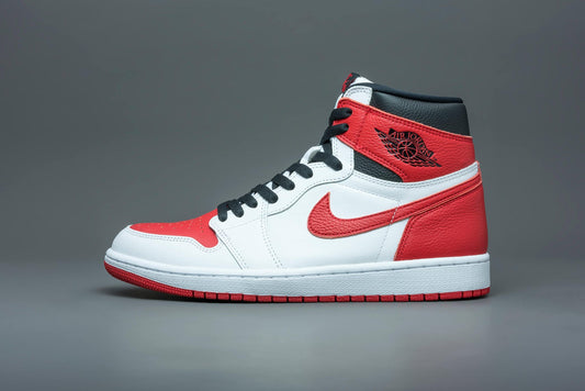 Nike Men's Air Jordan 1 Retro High OG Sneaker White University Red Black