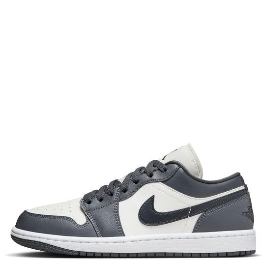 Nike Women's Jordan 1 Low Sail/Off Noir-Dark Grey-White