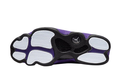 Nike Men's Air Jordan 13 Retro Sneaker Black/White-court Purple