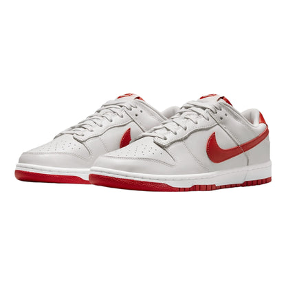 Nike Men's Dunk Low Sneaker Grey/Varsity Red/White