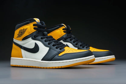 Jordan Mens Air 1 High OG 555088 711 Taxi - Size 10