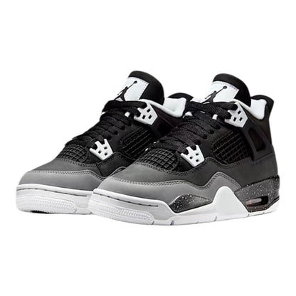 Nike Kid's Air Jordan 4 Retro Sneaker Black/White-anthracite-black