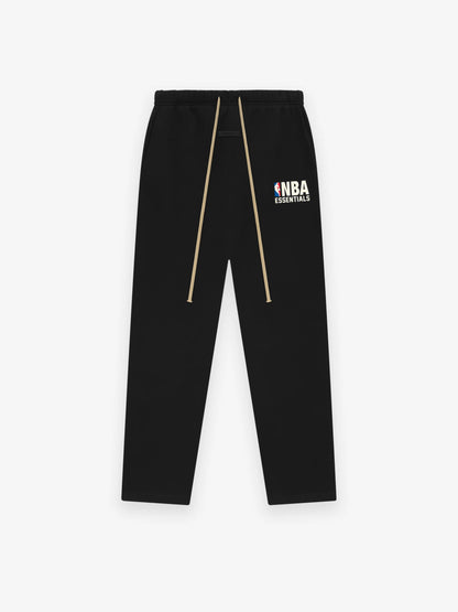 Fear of God Black Sweatpants with NBA Essentials logo