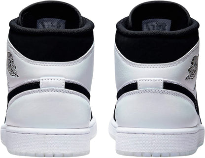 Nike Men's Air Jordan 1 Mid SE Sneaker White/Black-multi-color