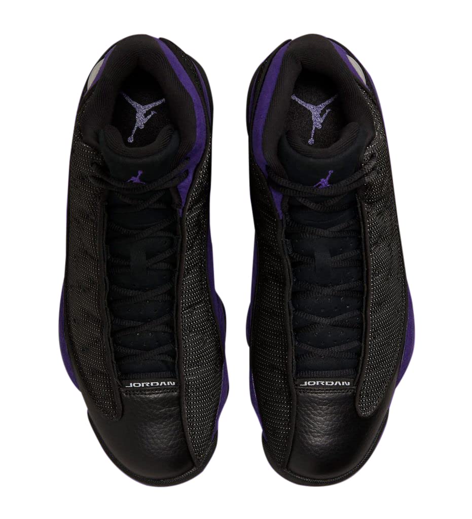 Nike Men's Air Jordan 13 Retro Sneaker Black/White-court Purple