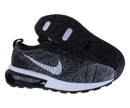 Women's Nike Air Max FlyKnit Racer - Black / White