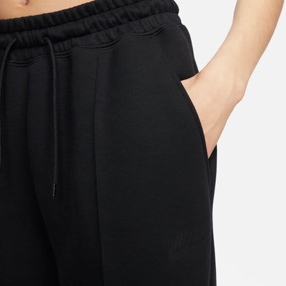 Nike Sportswear Tech Fleece Women's Mid-Rise Joggers Womens Size - M Black/Black