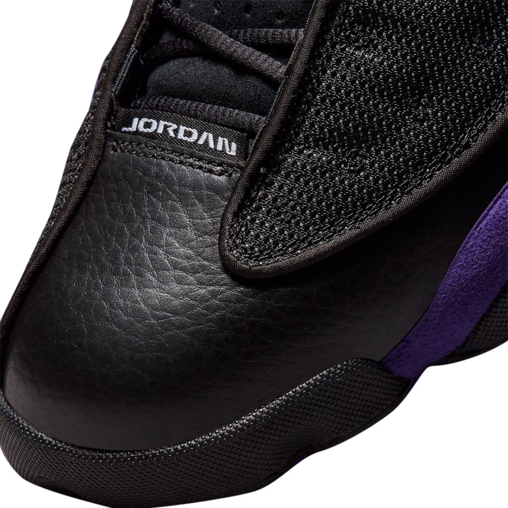 Nike Men's Air Jordan 13 Retro Sneaker Black/White-court Purple