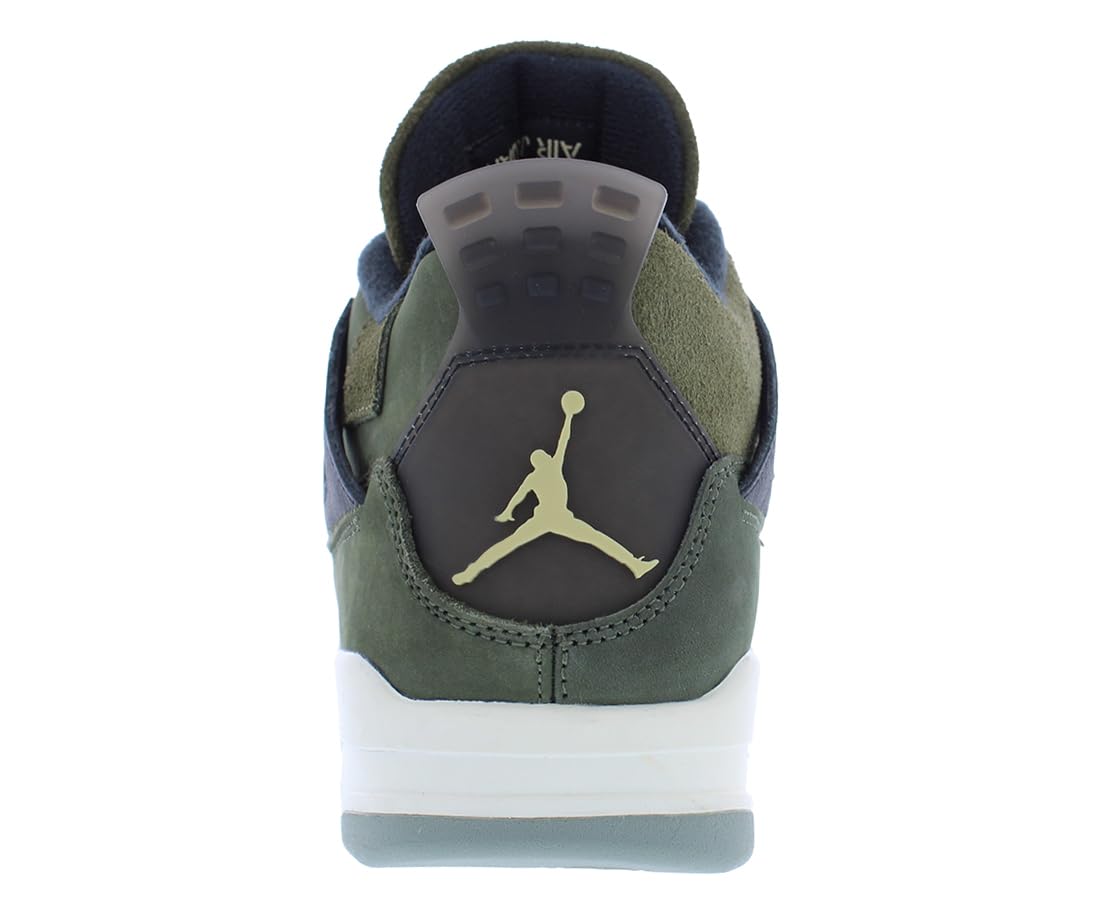 Nike Air Jordan 4 Retro Craft Mens Shoes Medium Olive/Pale Vanilla