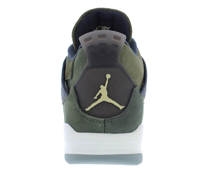 Nike Air Jordan 4 Retro Craft Mens Shoes Medium Olive/Pale Vanilla
