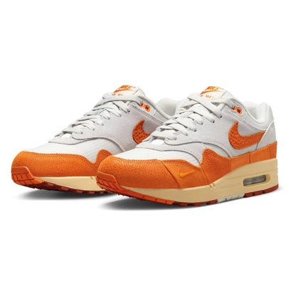 Nike Women's Air Max 1 Shoes Light Bone Magma Orange Neutral Grey